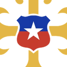 Escudo con la bandera de Chile